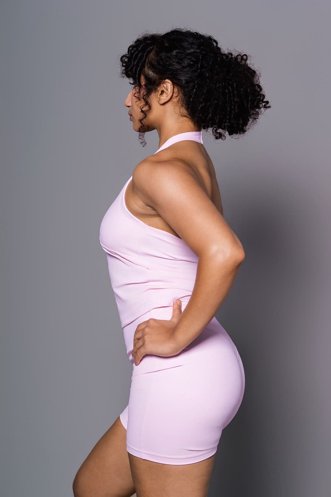 Top dos nu rose bébé