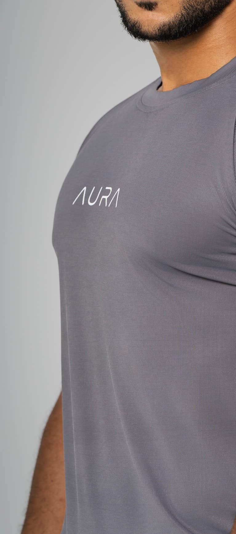 T-shirt Technique Gris 3